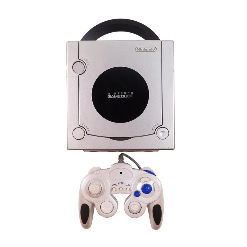 (Pre-Owned) Nintendo GameCube GC Game Console With Controller - Silver - ريترو